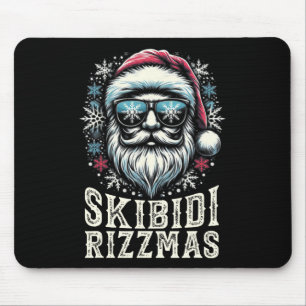 Tapis De Souris Skibidi Rizzmas Noël Rizz Père Noël Drôle K
