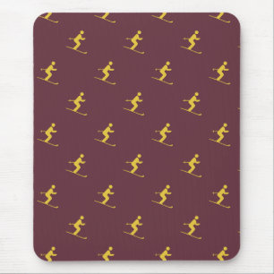 Tapis De Souris Skier de Bourgogne