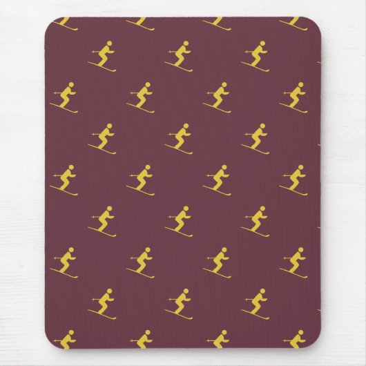 Tapis De Souris Skier de Bourgogne (Devant)