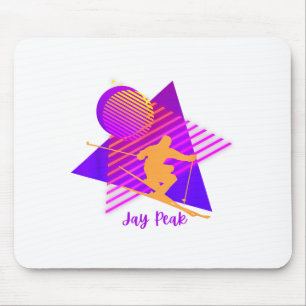 Tapis De Souris skieur de jay peak vermont années 90 