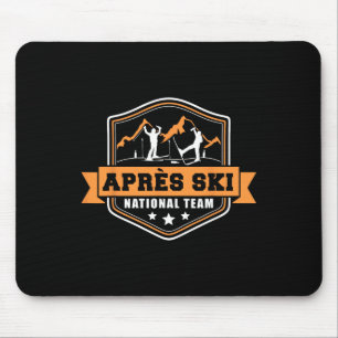 Tapis De Souris Skieur de l'équipe nationale de ski Après Ski Spor