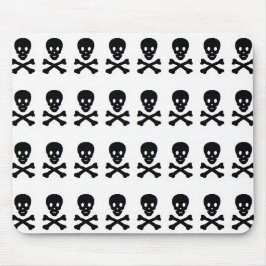 TAPIS DE SOURIS SKULL AND CROSSBONES (Devant)