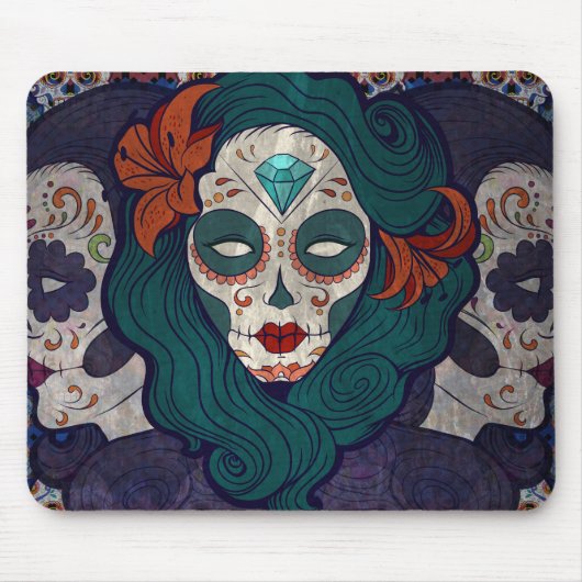 Tapis De Souris Skull Ladies (Devant)