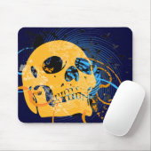 Tapis De Souris skullz, avec des bulles. (Avec souris)