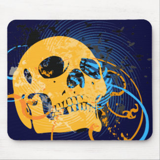Tapis De Souris skullz, avec des bulles.
