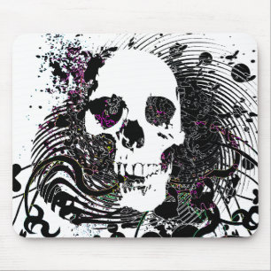 Tapis De Souris skullz. flèches droites torsadées.