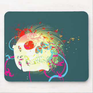 Tapis De Souris skullz. vers le haut flèches tordues.