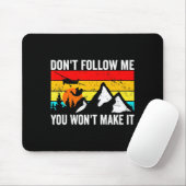 Tapis De Souris Skydiver Dont Follow Me I Do Stud Things Skydivi  (Avec souris)