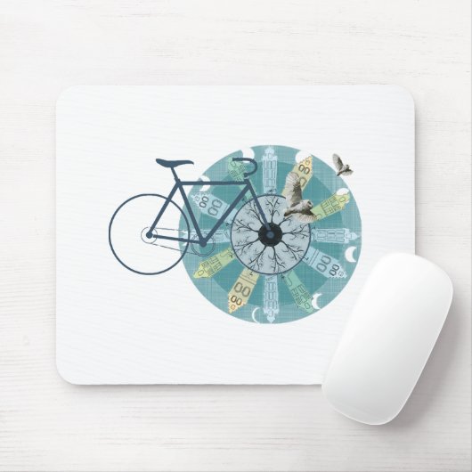 Tapis De Souris Skyline d'Amsterdam (Avec souris)