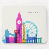 Tapis De Souris Skyline d'Angleterre (Devant)