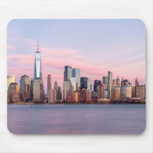 Tapis De Souris Skyline du soir à New York (Devant)