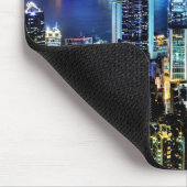 Tapis De Souris Skyline nocturne de Hong Kong (Coin)