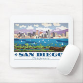 Tapis De Souris Skyline San Diego (Avec souris)