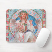 Tapis De Souris Slavia, Mucha (Avec souris)
