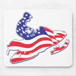 Tapis De Souris Sledder patriotique