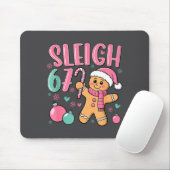 Tapis De Souris Sleigh 67 Gingerbread Christmas Six Seven Meme Vir (Avec souris)