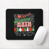 Tapis De Souris Sleighing Math Problem Math Enseignant Noël (Avec souris)