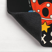 Tapis De Souris Sleighing Six Seven 67 Meme Christmas Gen Z Alpha (Coin)