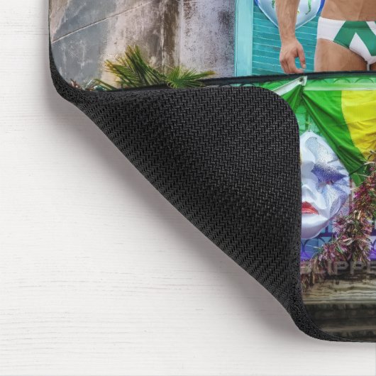 Tapis De Souris SlipperyJoe's Mardi Gras masques perles décoration (Coin)