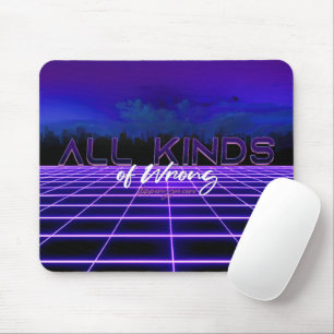 Tapis De Souris SlipperyJoe's toutes sortes tort bold 3D texte ret