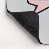 Tapis De Souris Slogan dyslexique drôle (Coin)