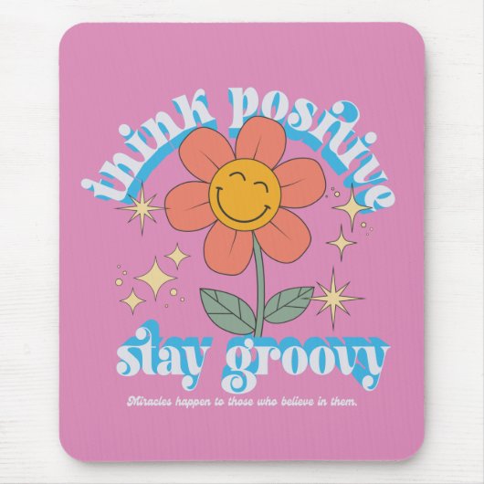Tapis De Souris Slogan Super pour un séjour positif (Devant)