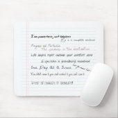 Tapis De Souris Slogans Mousepad de motivation d'Al-bientôt (Avec souris)