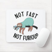 Tapis De Souris Sloth Pas Rapide Pas Furieux (Avec souris)