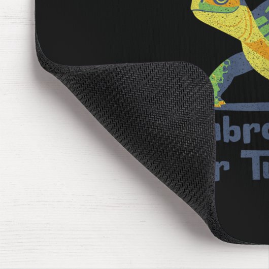 Tapis De Souris Slow Steady Wins The Race Inner Turtle Pace Funny (Coin)