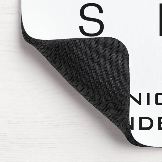 Tapis De Souris SLP Speech Language Pathologist ASL (Coin)