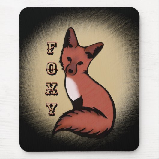 Tapis De Souris Sly Red Foxy Fox (Devant)