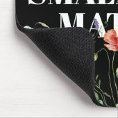 Tapis De Souris Small Wins Matter Quote With Wildflowers (Coin)
