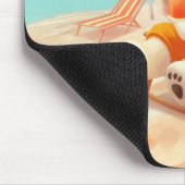 Tapis De Souris Smile Dog - Mode Plage Activé (Coin)