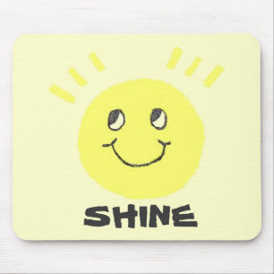 Tapis De Souris Smile Face Shine
