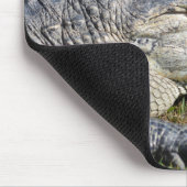Tapis De Souris Smiling American Alligator Faune personnalisable (Coin)