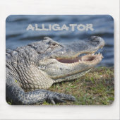 Tapis De Souris Smiling American Alligator Faune personnalisable (Devant)