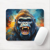 Tapis De Souris Smiling gorilla (Avec souris)