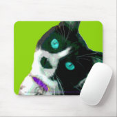Tapis De Souris Smoking Kitty d'ART de bruit (Avec souris)