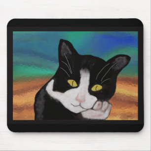 Tapis De Souris Smoking le chat Mousepad