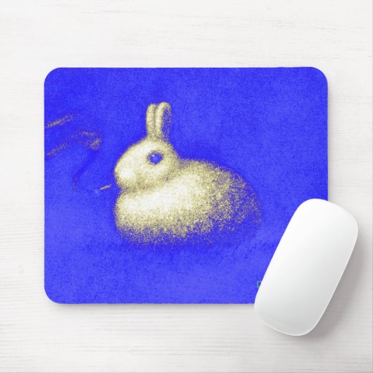 Tapis De Souris Smoking Rabbit (Avec souris)