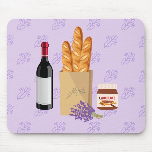 Tapis De Souris Snack français (Devant)