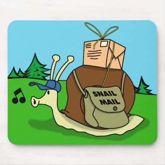 Tapis De Souris Snail mail Mousepad (Devant)