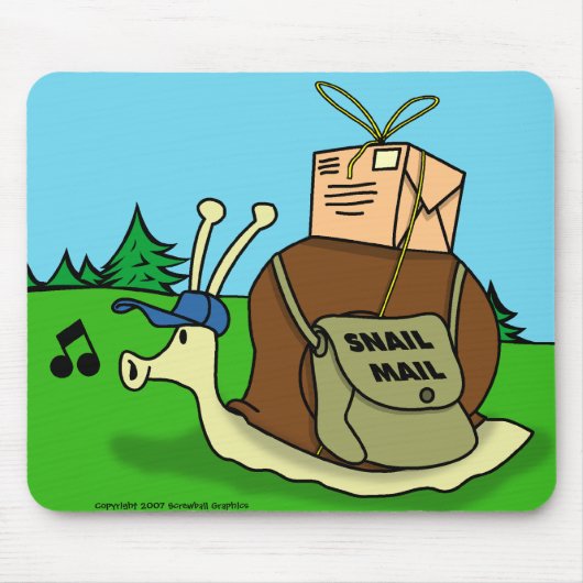 Tapis De Souris Snail Mail Mousepad (Devant)