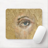 Tapis De Souris Snake Skin Blue Eyes Gold Computer Mousepad (Avec souris)