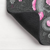 Tapis De Souris Snakes and pink roses (Coin)