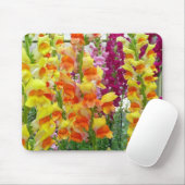 Tapis De Souris Snapdragons colorés floraux (Avec souris)