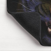 Tapis De Souris Snarling Bengale Tiger Beaux Art Faune Mousepad (Coin)