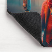 Tapis De Souris Sneering Troll Strolls Through Charred Forest (Coin)