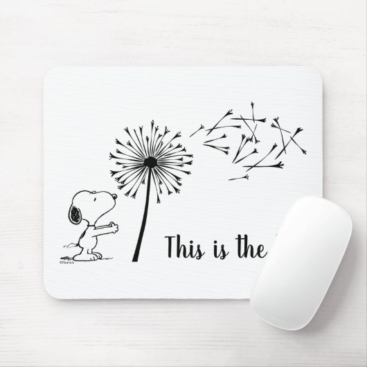 Tapis De Souris Snoopy Avec Dandelion (Avec souris)