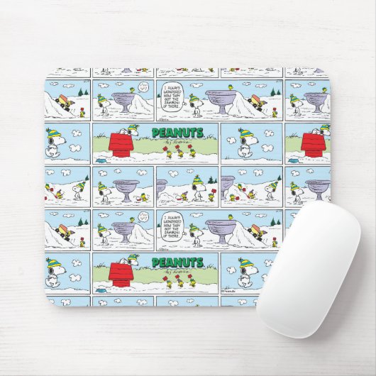 Tapis De Souris Snoopy et l'équipage Zamboni (Avec souris)